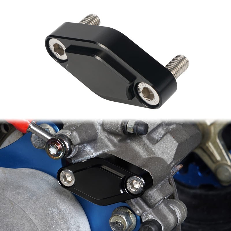 NICECNC ATV Parking Brake Blocking Plate Compatible with Yamaha Raptor 700R 700 660 250 350 Banshee 350 YFZ 450 YFZ450R Warrior 350 Compatible with Honda TRX 450R 400EX 300EX ATC110 19791985 Black