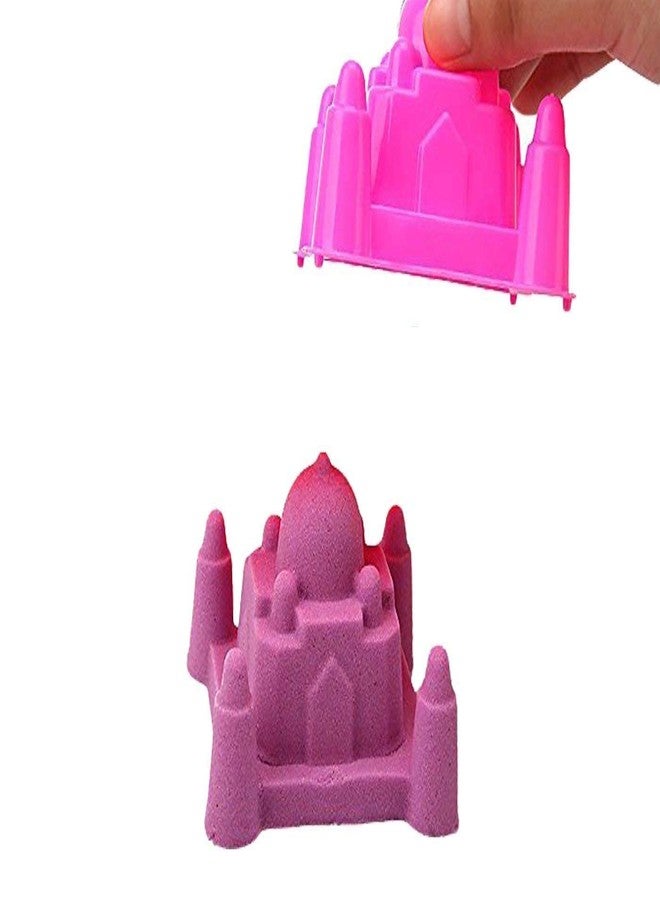 PASHANDOZ Sand Activity Play Set Natural Sand Kit for Kids Activity Toys (1 KG in Rectangle Bucket, Assorted Color) - Image 5