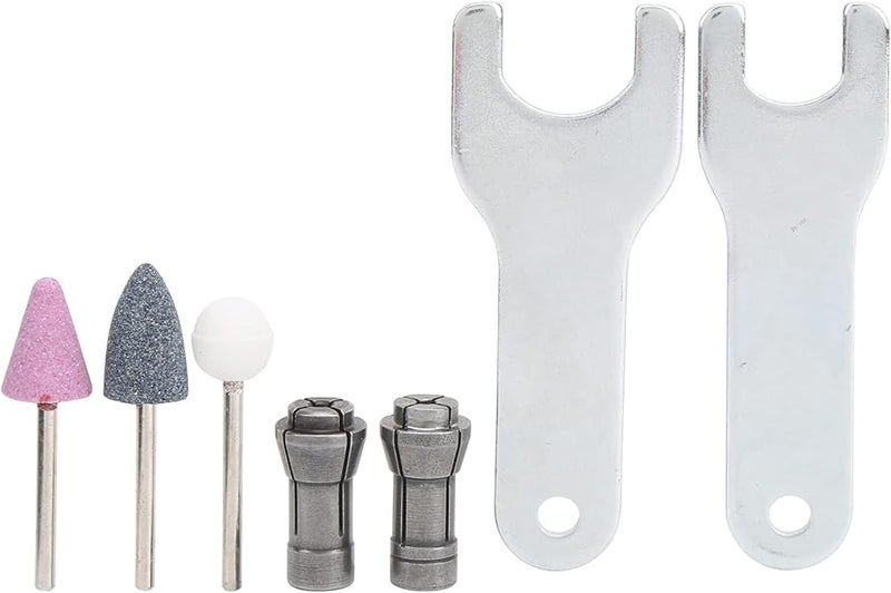 طقم مطحنة الهواء المحمولة KP 621H بالطريقة اليابانية 20000 دورة في الدقيقة للطحن والتلميع - Image 4