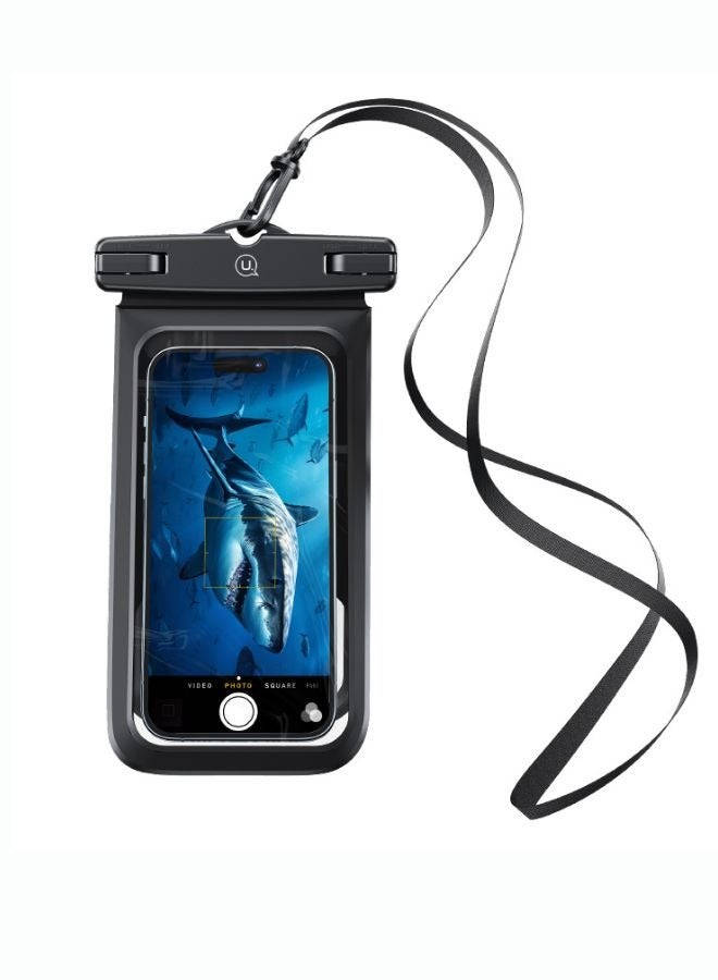 Usams Mobile Waterproof Case, Touchscreen Functionality, Waterproof Pouch, Cellphone Dry Bag, Waterproof Cell Phone Case, Drift Diving Swimming Waterproof Bag, for all Smart Cellphones upto 7”  - Image 2