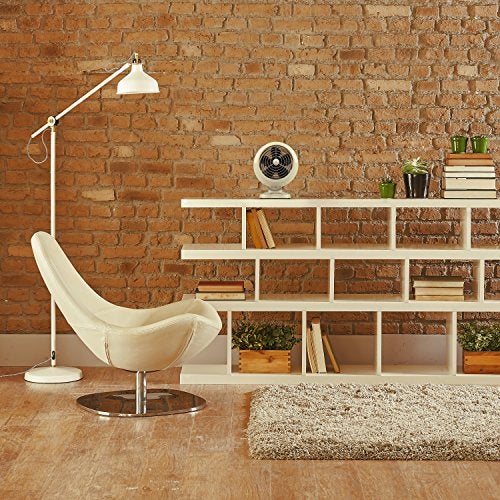 Vornado VFAN™ Mini Classic Vintage Fan, Retro Metal Air Circulator, For Desk & Bedside, 2 Speeds, Adjustable Tilt, Personal Cooling with Targeted Airflow, Quiet Fan, Vintage White - Image 2