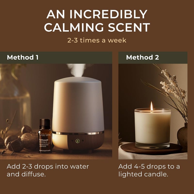 Gya Labs Spikenard Essential Oil - 0.34 Fl Oz - for Hair, Skin, Diffuser, Aromatherapy & DIY Candle Making Scent - Image 4