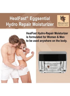 HealFast The Original Hydro Repair Anti Aging Skin Repair Moisturizer | Fragrance Free Anti Aging Face Moisturizer With Hyaluronic Acid & Egg Powder To Smooth Skin And Reduce Wrinkles 1.7 Oz  - Image 4