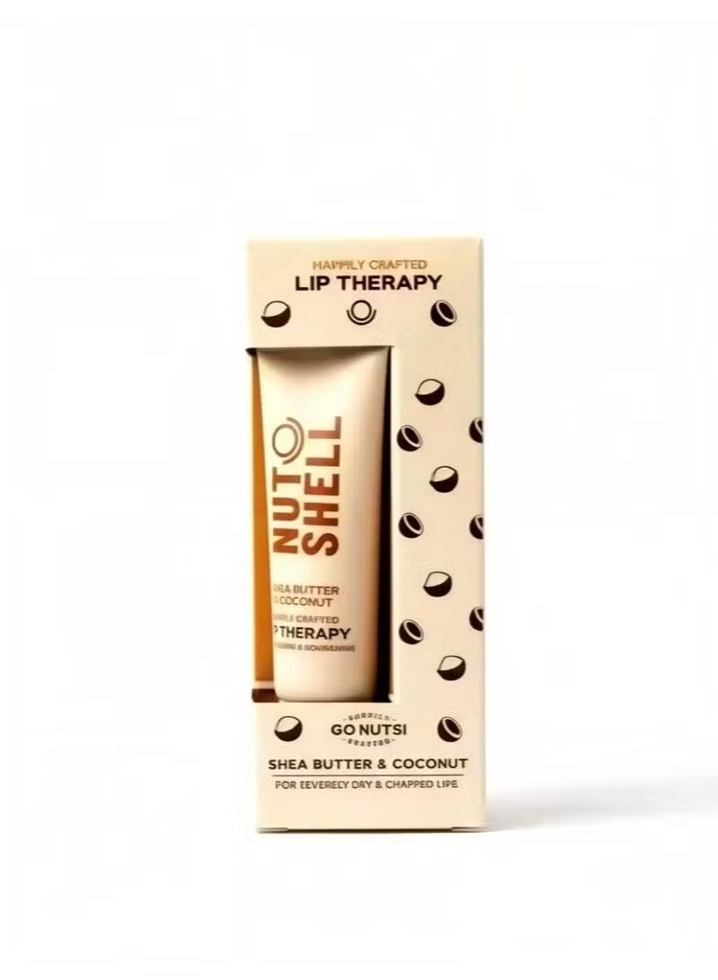 NUT SHELL Lip Therapy Shea Butter & Coconut - Deep Moisturizing Lip Balm for Dry & Chapped Lips - 10g - Image 2