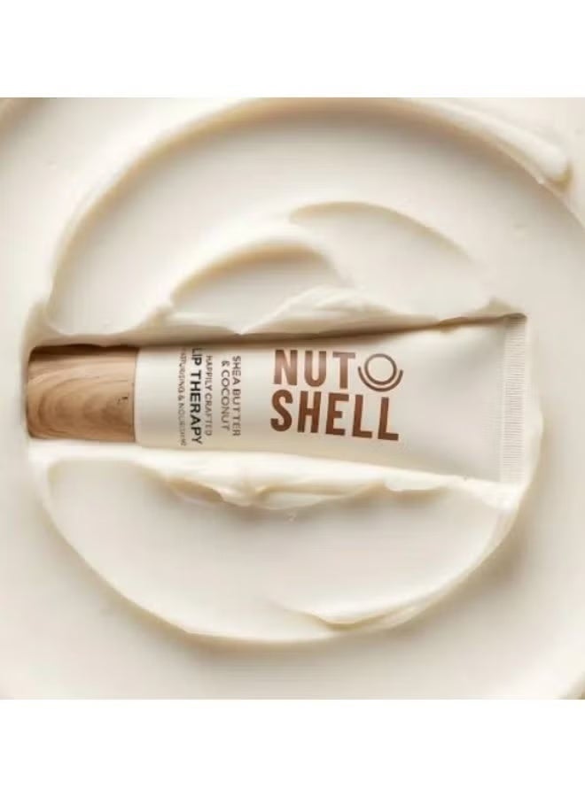NUT SHELL Lip Therapy Shea Butter & Coconut - Deep Moisturizing Lip Balm for Dry & Chapped Lips - 10g - Image 4