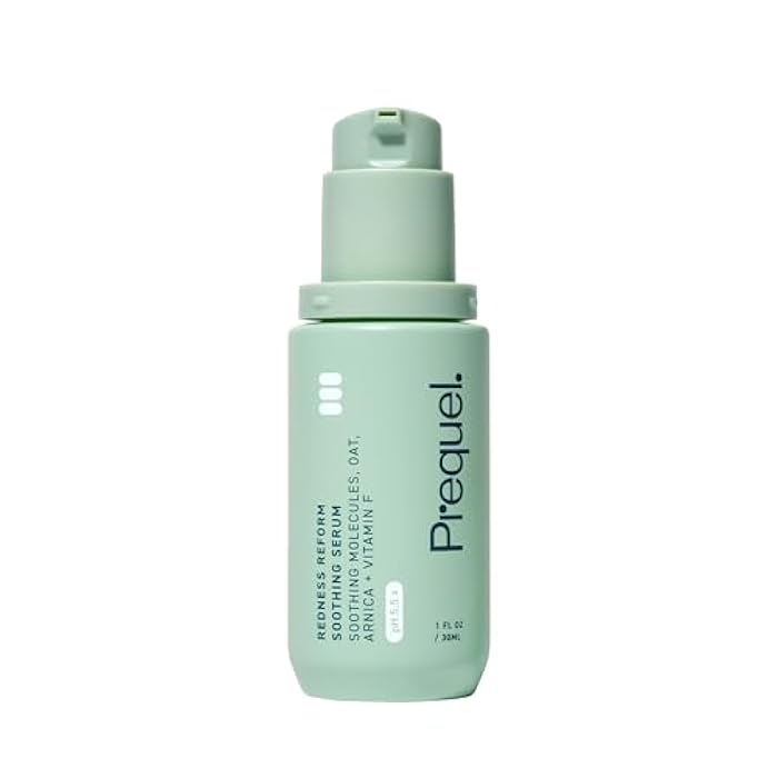Prequel Skin Redness Reform, Calming Serum for Face. Advanced Clinical Optical Corrector for Redness and Discomfort. Soothing Face Serum with Oat Extract for Sensitive Skin. 1oz Pump - Image 1