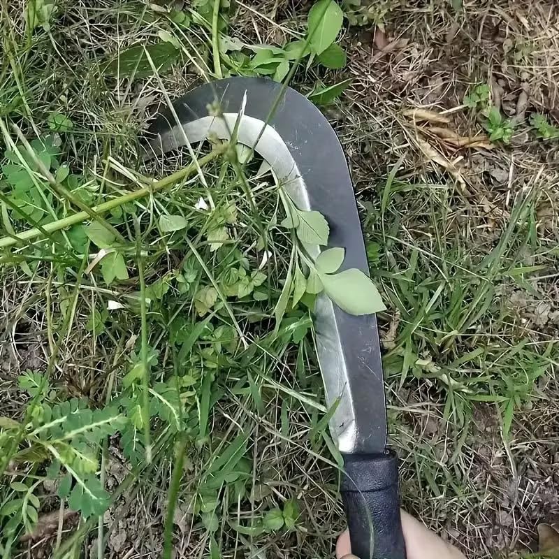 RedBuild Manganese Steel Garden Sickle with Ergonomic Anti-Slip Handle - 8.8" Sharp Blade, 3.5lb Force, Durable Carbon Steel Construction, Foldable Design for Efficient Cutting - Image 5