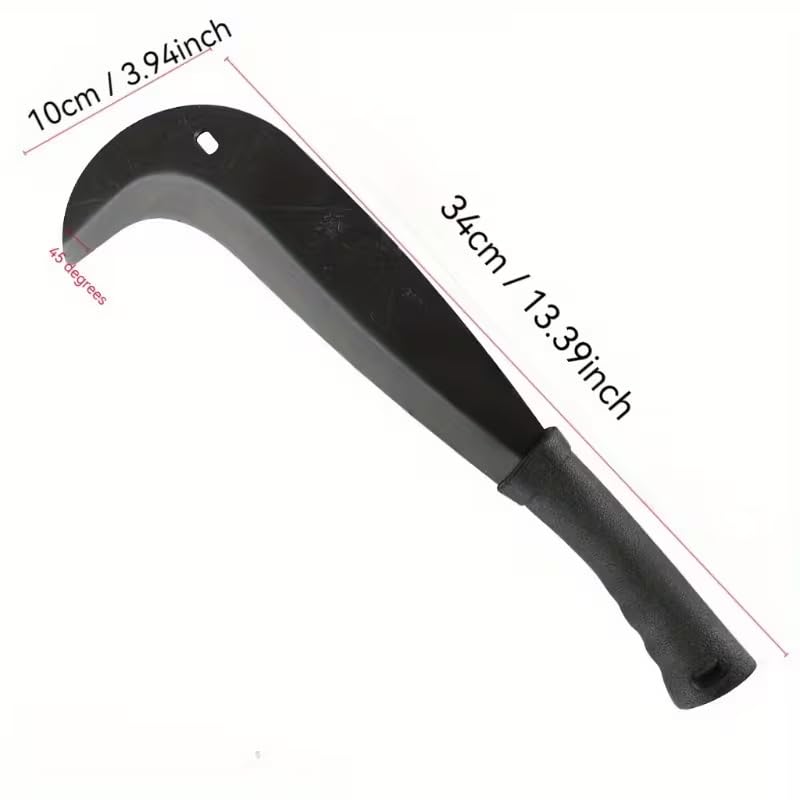 RedBuild Manganese Steel Garden Sickle with Ergonomic Anti-Slip Handle - 8.8" Sharp Blade, 3.5lb Force, Durable Carbon Steel Construction, Foldable Design for Efficient Cutting - Image 4