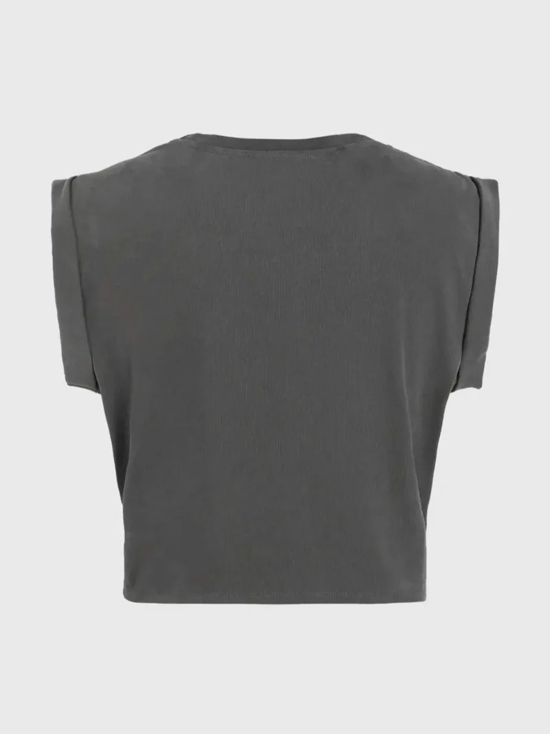 HICCUP Printed Crop T-Shirt