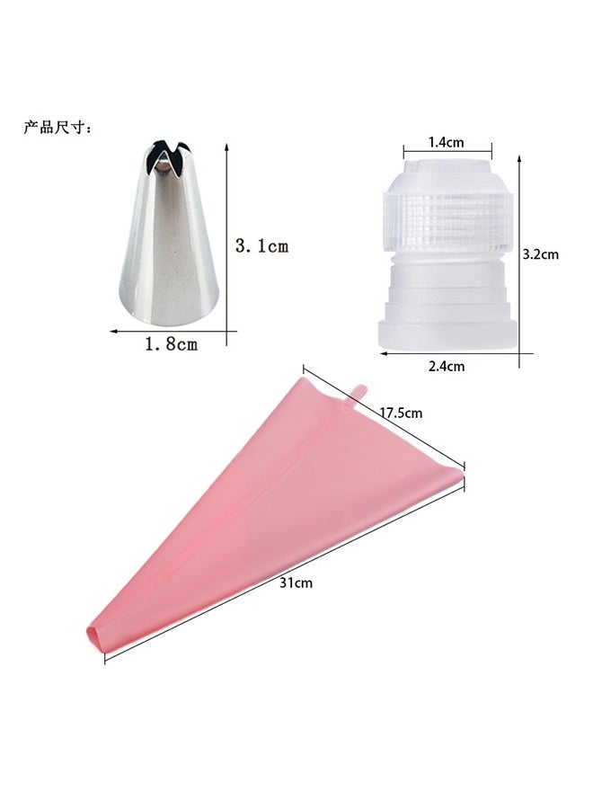 8 قطع الجليد الأنابيب نصائح كعكة أدوات تزيين كريم كيس المعجنات فوهات محول الحلويات الحلوى الخبز - Image 2