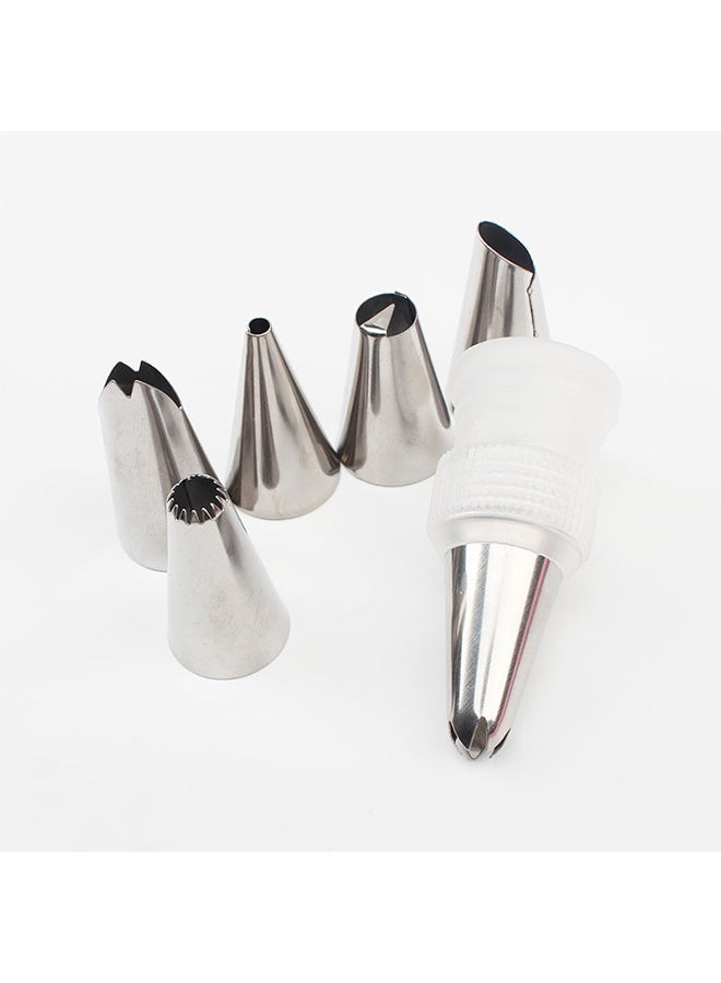 8 قطع الجليد الأنابيب نصائح كعكة أدوات تزيين كريم كيس المعجنات فوهات محول الحلويات الحلوى الخبز - Image 3