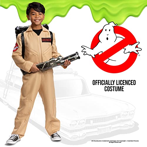 Disguise Ghostbusters Costume for Kids, Official Ghostbusters Classic Jumpsuit with Proton Pack Accessory, Child Size Small (4-6) - Image 2