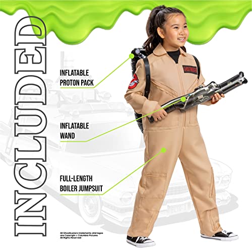 Disguise Ghostbusters Costume for Kids, Official Ghostbusters Classic Jumpsuit with Proton Pack Accessory, Child Size Small (4-6) - Image 3