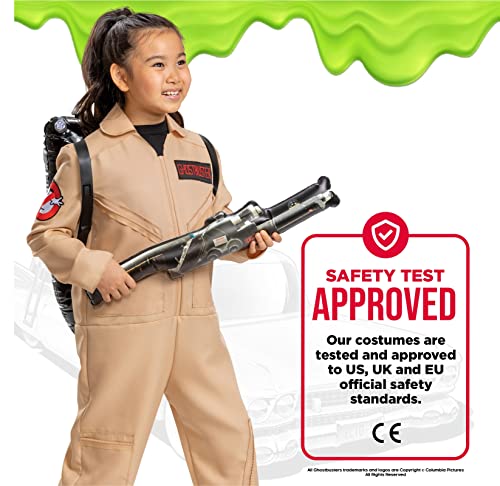 Disguise Ghostbusters Costume for Kids, Official Ghostbusters Classic Jumpsuit with Proton Pack Accessory, Child Size Small (4-6) - Image 5