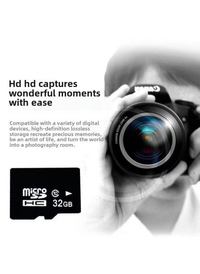 Generic High-speed 128G Mobile Phone TF Card 64G Universal Memory Card 32G Driving 16G Storage SD Card Monitoring Camera MP3-Capacity:Memory Card + Card Reader + Card Holder-Interface:64GB  - Image 2