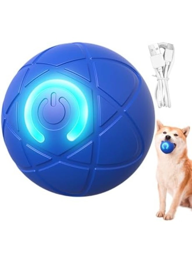 لعبة كرة مهتزة للكلاب | كرة اهتزازية بحجم 2 بوصة للكلاب | لعبة كرة تلقائية متحركة قابلة لإعادة الشحن عبر USB مع ضوء LED | لعبة كرة مهتزة تفاعلية تعمل بحركة للكلاب - Image 1
