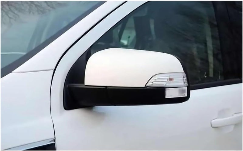 for Everest for Ranger Car Door Wing Mirrors Holder Rearview Mirror Trim Ring Housing Frame Cover Car Rearview Mirror Cover(1PCS Right Side) - Image 5