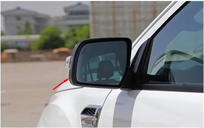 for Everest for Ranger Car Door Wing Mirrors Holder Rearview Mirror Trim Ring Housing Frame Cover Car Rearview Mirror Cover(1PCS Right Side) - Image 4