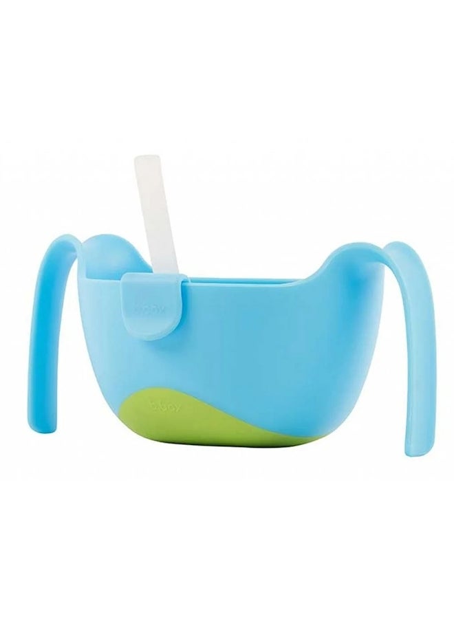 b.box B.Box - Bowl Plus Straw XL 480ml Blue - 420  - Image 1