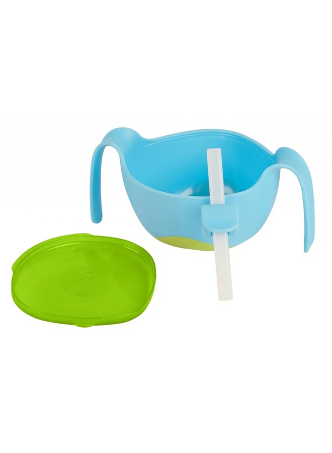 b.box B.Box - Bowl Plus Straw XL 480ml Blue - 420  - Image 4