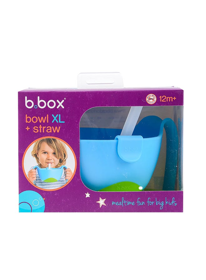 b.box B.Box - Bowl Plus Straw XL 480ml Blue - 420  - Image 5