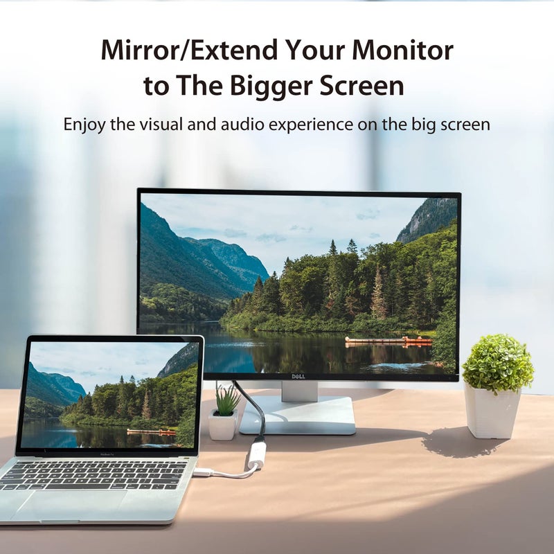 j5create USB to HDMI Multi-Monitor Adapter Supports 1080p 2048 x 1152 @ 32 bits | USB 3.0 with 2.0 Support | Adapter is Compatible with Both Mac & Windows (JUA254) - Image 3