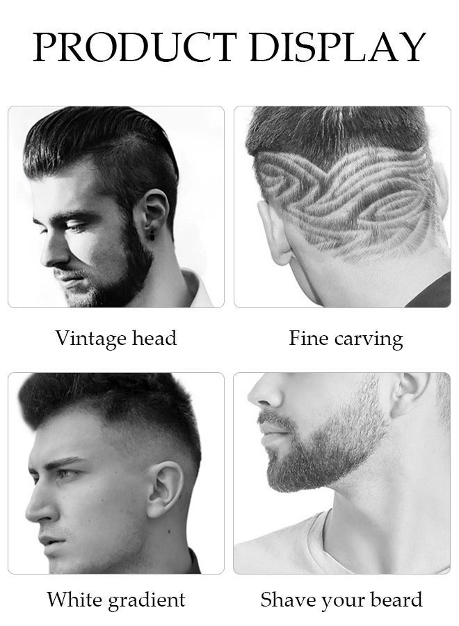 DUNISO Hair Clippers Electric Low Heat Conduction with 6 Kinds of Positioning Combs Hair Cutting Kit Pro Mens Clippers for LED Display Cordless Rechargeable Hair Trimmer Set Professional Barbers Grooming Kit - Image 5