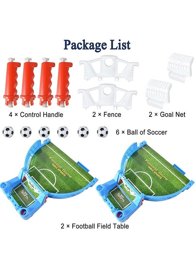 YelaJoy - Sports Mini Tabletop Soccer Shootout Game,Desktop Soccer Games, Tabletop Foosball Table Colorful Puzzle Toy,Arcade Style Soccer Table Game for All Ages - Image 1
