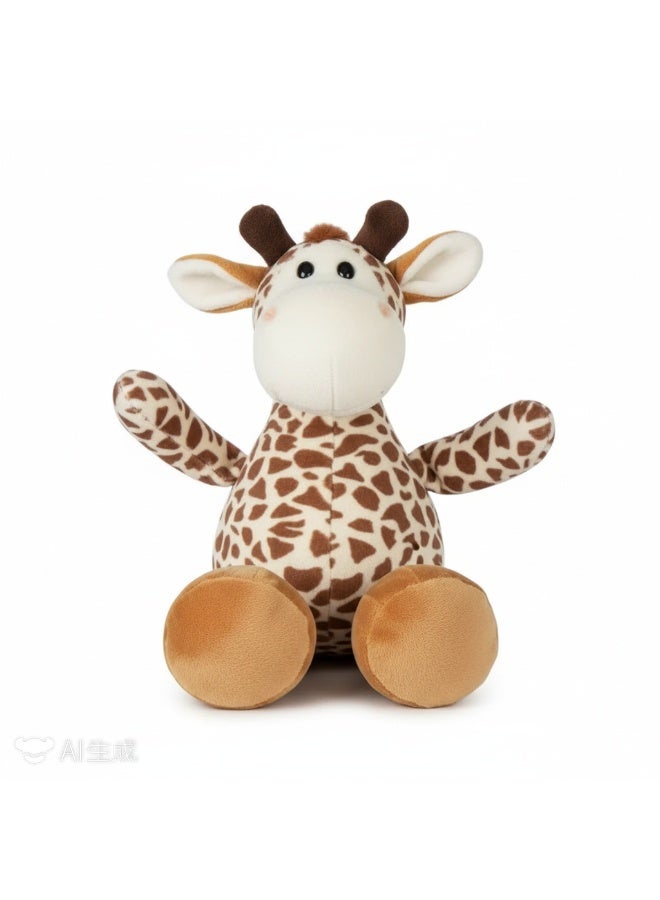 واي آند دي لعبة محشوة على شكل زرافة لعبة محشوة على شكل زرافة صغيرة هدية لطيفة للأطفال الصبيان والبنات حفلة استقبال المولود الجديد زينة عيد الفصح لعبة محشوة على شكل زرافة دمية قماشية للأطفال - Image 3