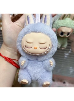 Rab Cloth Second Generation Doll Sitting Vinyl Party Plush Macaron Cute Doll Hand Key Chain Batch-Specifications:Sitting Classic Purple-Color:Please Take Multiples Of 12 For A Single Style (contact Customer Service For The Box)