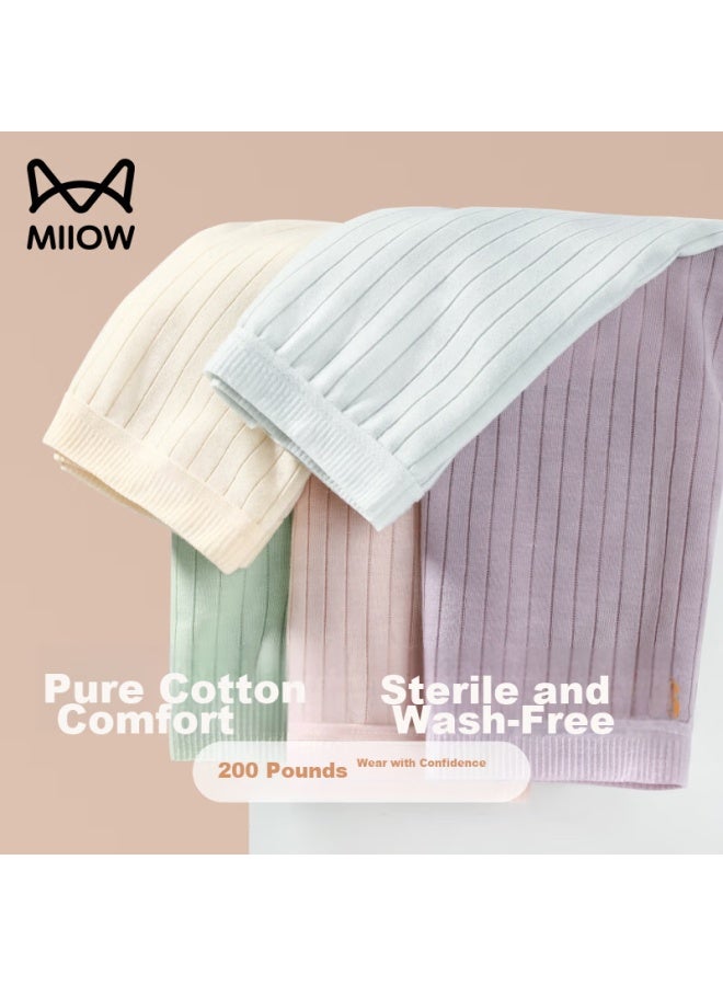 MIIOW Miiow Disposable Underwear For Women, Large Size, Sterilized, No-wash, For Pregnancy, Postpartum, Menstruation, Travel, Business Trips, Portable, 200 Jin  - Image 2
