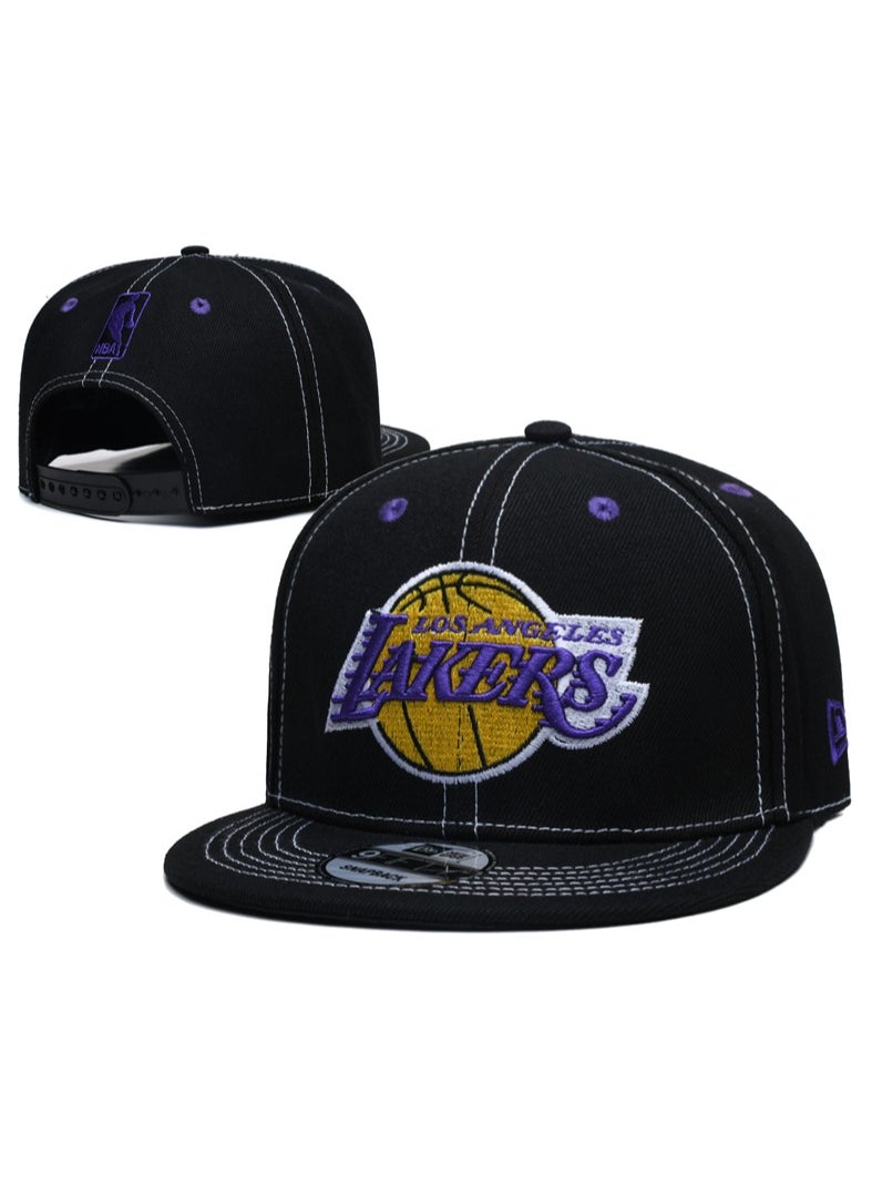 NEW ERA Los Angeles Lakers Men's Baseball Cap Adjustable Snapback Hat Embroidered Team Logo Sports Fan Gift 