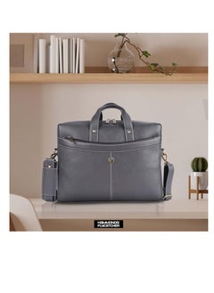 HAMMONDS FLYCATCHER Bombay Leather 15.6 inch Laptop Messenger Bag (L=39,H=29, B=8 cm) LB122 | 1B16  - Image 2