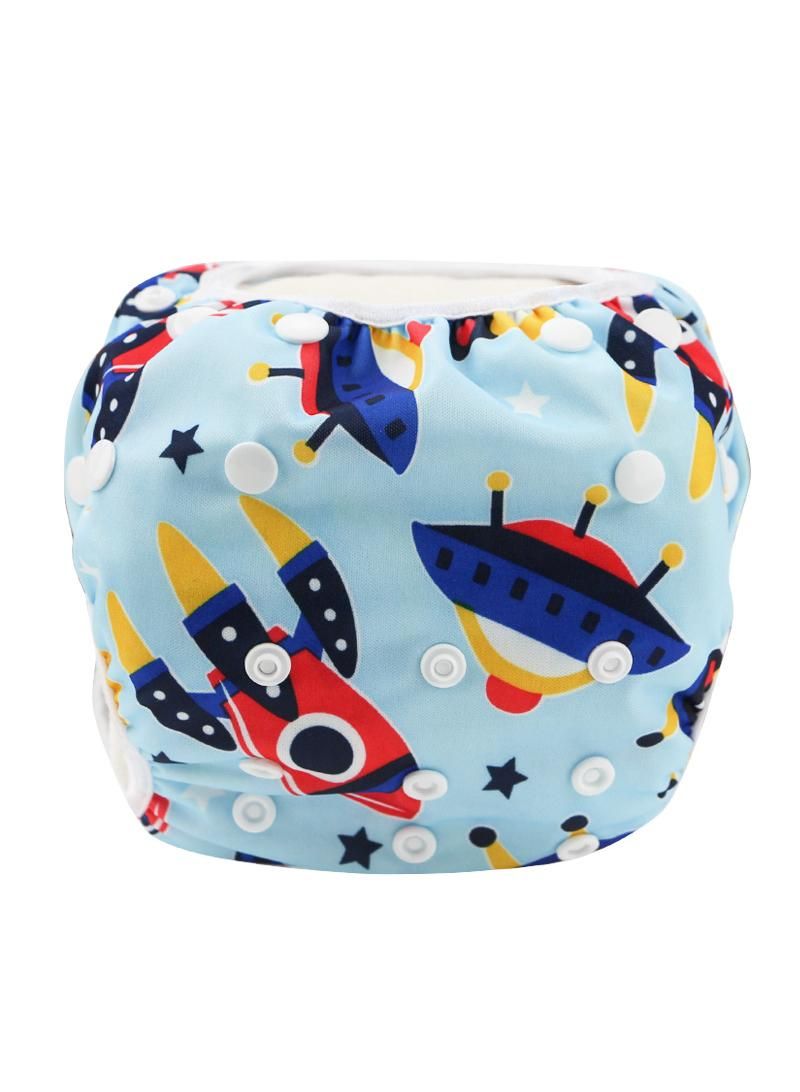 1-Piece Voguish Soft Adjustable Washable Baby Swimming Shorts Diaper - Style R  - Image 1