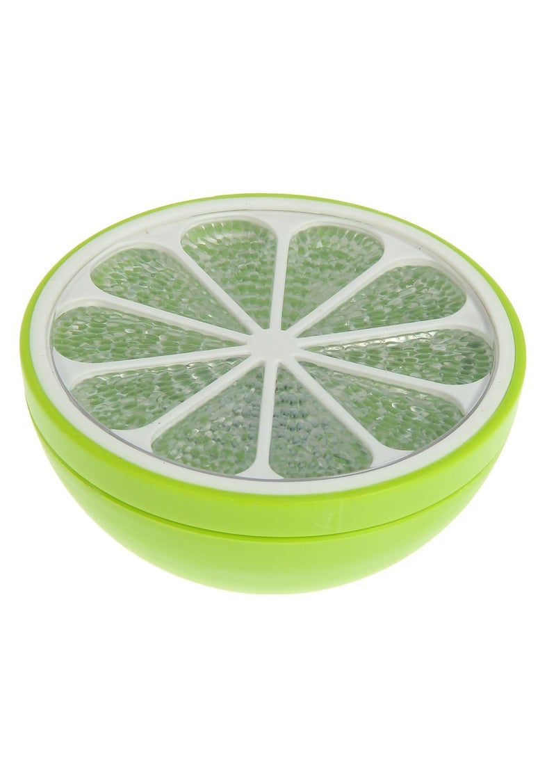 Plan A LED Color Changing Light Orange Fruit Shape Waterproof Bathtub Night Light Battery Operated Bath Light for Relaxing Bath and Add Fun to Baby Shower Routine (Green)  - Image 1