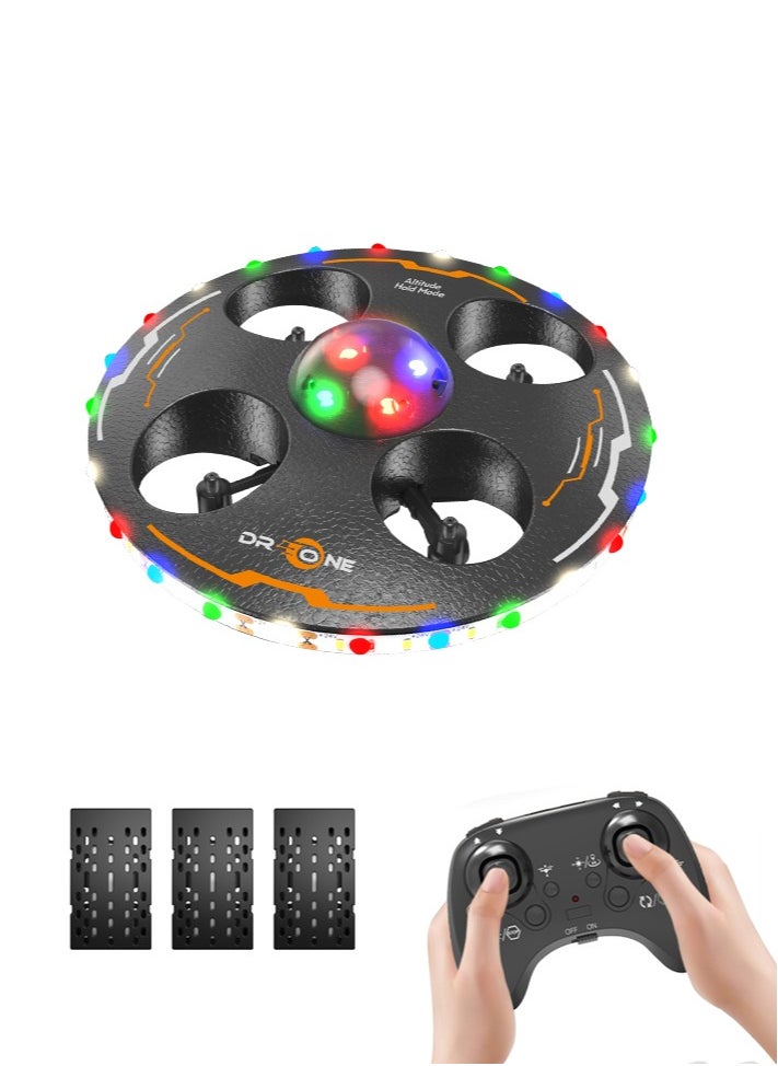 HouDeOS - Remote Control Drone for Kids Mini UFO Flying ToyGreat Birthday and Gifts for Boys or Girls with 5 Obstacle Avoidance Sensors 3 Speed Modeshovering Flight 360° - Image 1