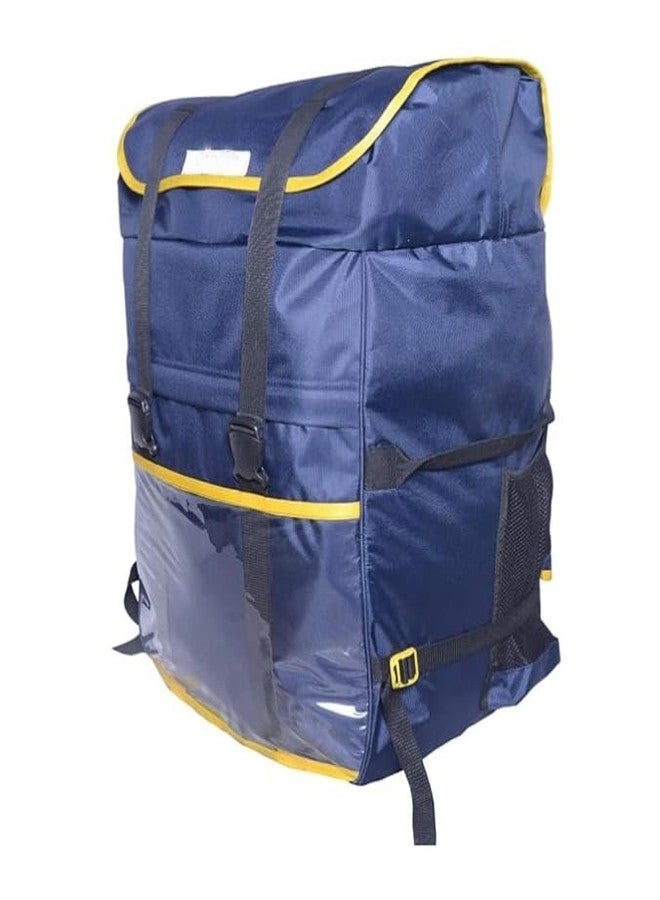 SSBC Heavy Duty Large Delivery Bag | E-Kart & Food Delivery Bag | Professional Logistics Courier Delivery Backpack I 128Litre Capacity Waterproof,26 * 13 * 16Inches with up to 40 kg Load Capacity - Image 5