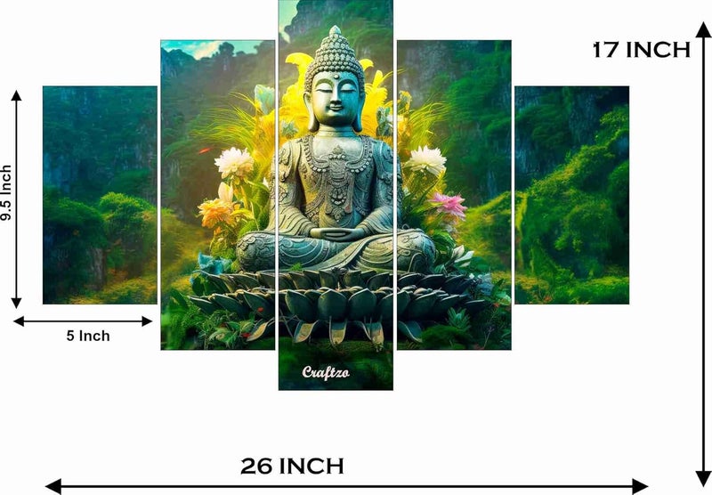 CRAFTZO Paintings for Living Room Drawing Room Office Desire Wall Paintings For Home Decoration - Image 4