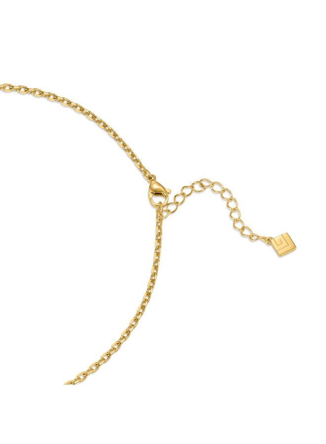 Guy Laroche Mady Yellow Gold Plated Stainless Steel Pendant Necklace for Women - Image 3