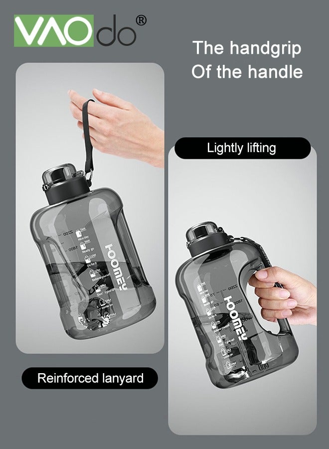 فاو دو سعة كبيرة كأس الماء اللياقة البدنية زجاجة المياه المضادة للإسقاط يمكن أن تملأ مع الماء الساخن مختومة كأس الماء المتخرج - Image 3