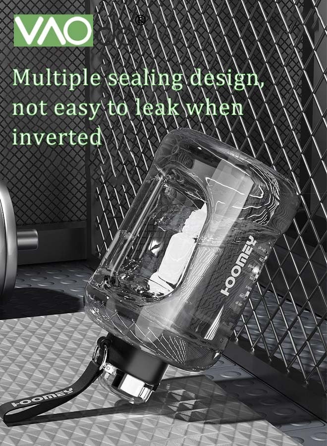 فاو دو سعة كبيرة كأس الماء اللياقة البدنية زجاجة المياه المضادة للإسقاط يمكن أن تملأ مع الماء الساخن مختومة كأس الماء المتخرج - Image 5