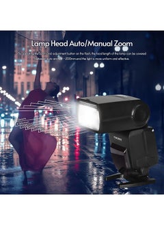 Camera Flash Speedlite, High Speed Sync External Flash With 2.4G Wireless Trigger System, Adjustable Angle Camera Flash Light With Oval Lamp Design, (1pc, Black) - pzsku/Z568D8EE736E614E787B4Z/45/_/1740574206/5432cb5c-ac8f-448f-a6e3-b091d6f11136