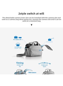 Generic 2024 Large Capacity Lightweight Shoulder Handbag Photography Bag SLR Backpack Micro Single Camera Bag Canon Bag-Color:Black-s Size  - Image 3