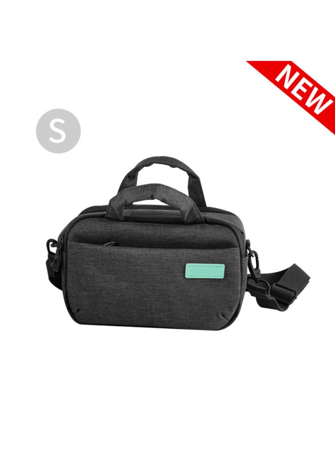 2024 Large Capacity Lightweight Shoulder Handbag Photography Bag SLR Backpack Micro Single Camera Bag Canon Bag-Color:Black-s Size  - Image 1