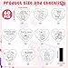 JAPBOR Valentines Christian Coloring Craft for Kids 30PCS Religious Color Your Own Magnet Kit DIY Valentines Day Arts and Crafts Bible Jesus Loves Me Fridge Magnetic for Sunday School Classroom - Image 4