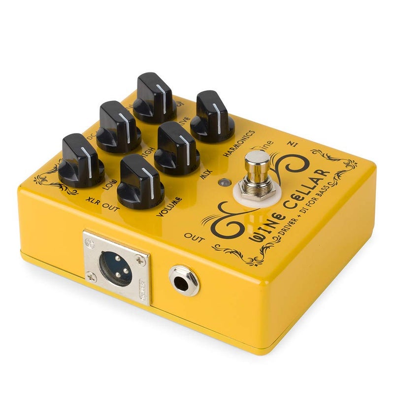 Caline CP-60 Wine Cellar Driver Guitar Effects Pedals Classic Tube Bass Amp Guitar Yellow Pedal - Image 3