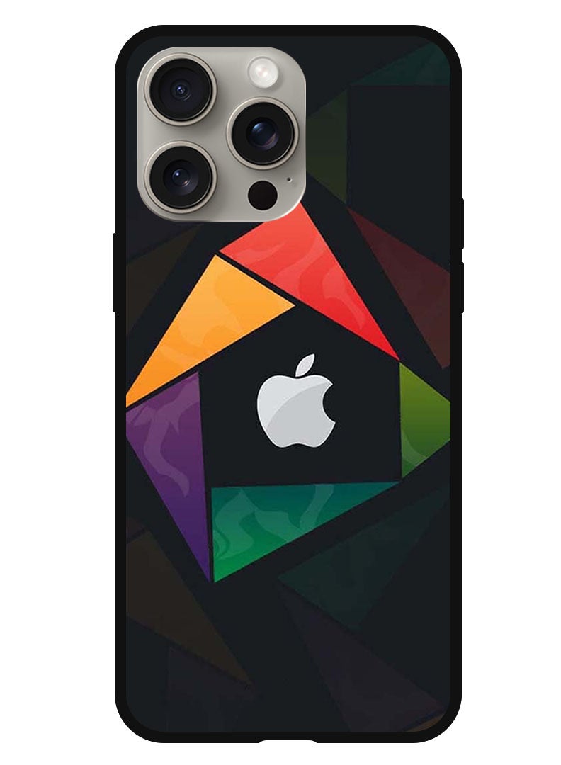 Theodor Protective Case Anti Scratch Shock Proof Bumper Cover For iPhone 15 Pro Max Triangle - Image 1