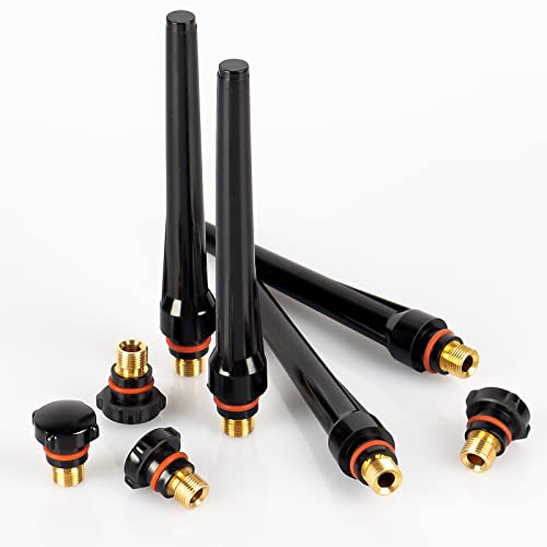 Alffun 68pcs TIG Torch Consumables Accessories KIT for TIG Welding Torch PTA DB SR WP 17 18 26 Back Cap/Collet Body/Alumina Nozzle - Image 5