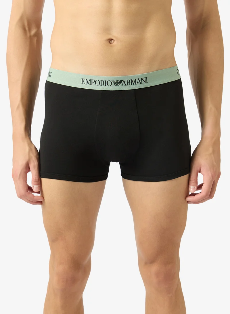 Emporio Armani  3 Pack Of Logo Boxers for Men | Best Price UAE