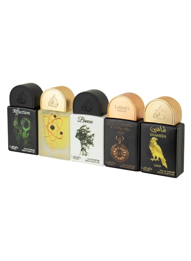 Lattafa PRIDE GIFTSET Collection GS Box - 01 for Unisex | 20ml X 5Pcs - Image 3